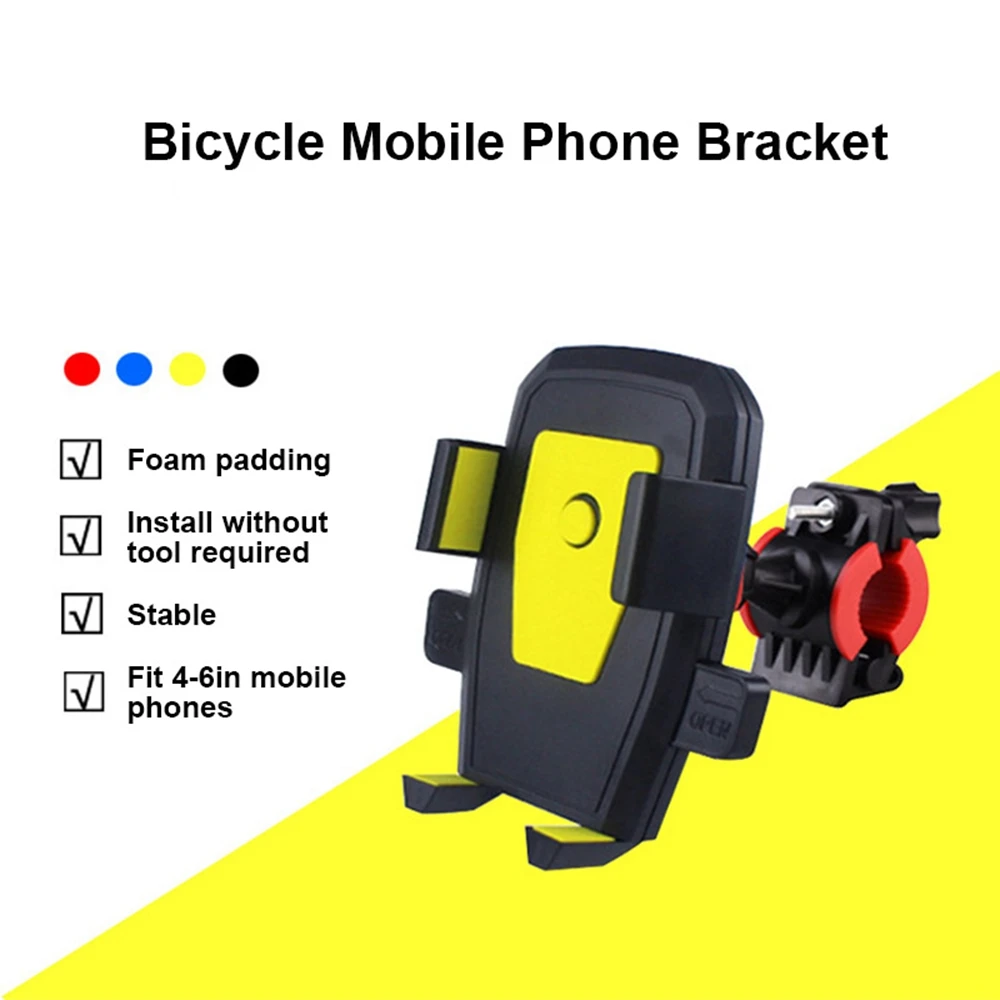 Cykel Telefonen Mount Justerbar Motorcykel Styret Mobiltelefon GPS Mount Holder Udendørs Tilbehør