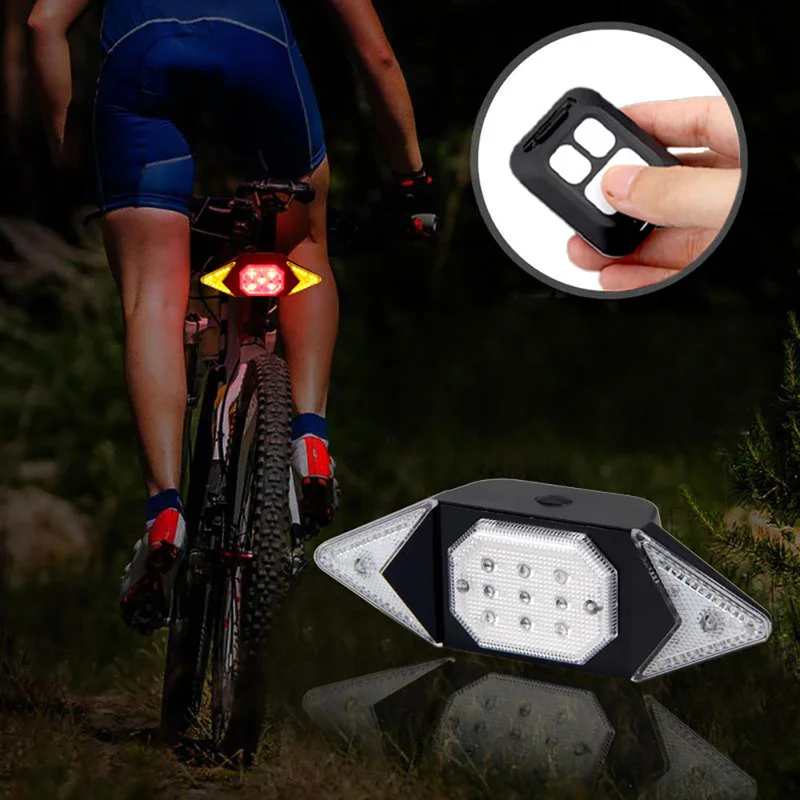 USB-Opladning Cykel Lys Multi Belysning Tilstande Flash Hale Bag Bjergene Cykler Lys Sadelpind Genopladelige Cykler Tilbehør