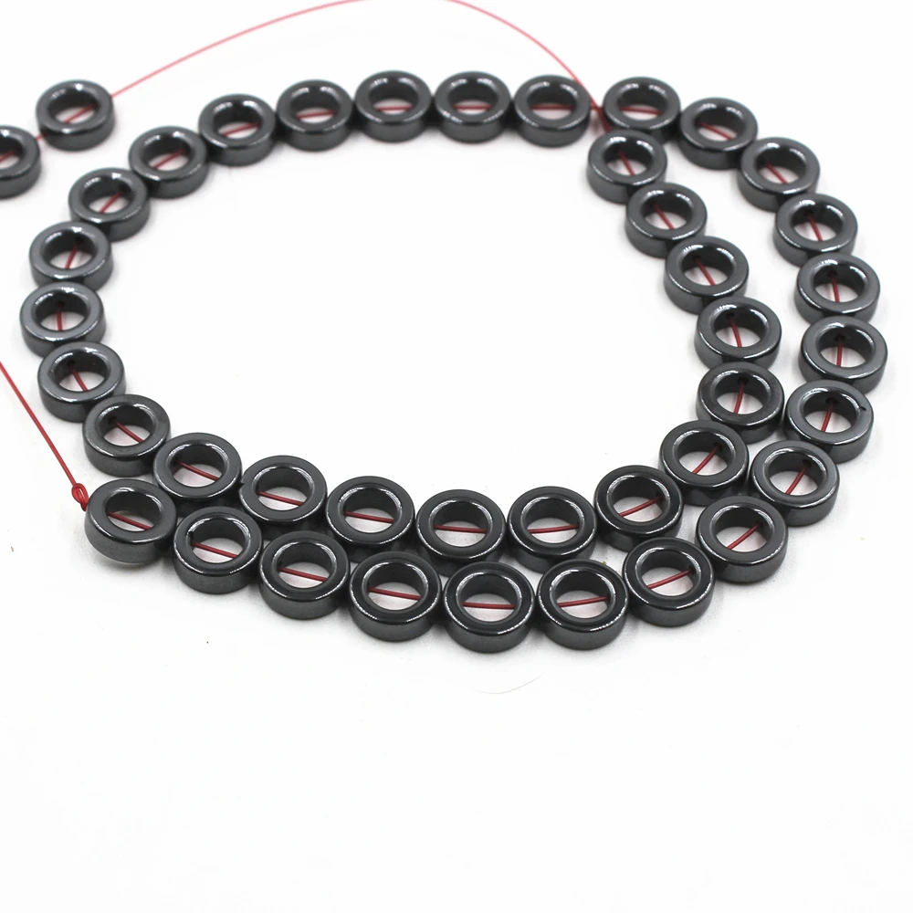 Cirkel sort galdesten Sort galde sten løse perler 10mm/12mm/14mm Fit Smykker at gøre DIY