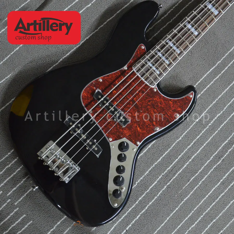 Artilleri factory custom JAZZ BASS marcus miller 5 strings bass guitar med rosewood gribebræt musikinstrument butik