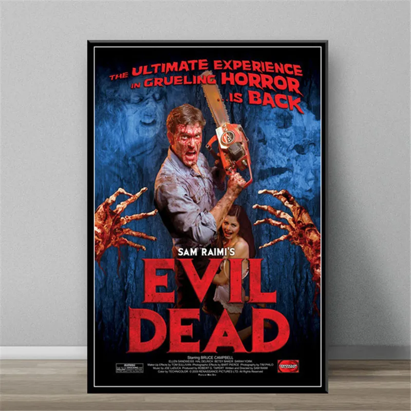 The Evil Dead Klassisk Horror Film Lærred Maleri Plakater Og Udskriver Billeder På Væggen Abstrakte Dekorative Hjem Indretning Quadro