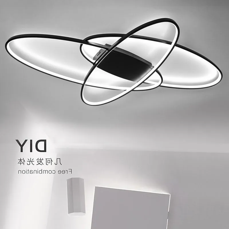 LED-moderne minimalistisk kreative atmosfære, oval loft lampe personlighed, soveværelse, spisestue lamper WF6131112