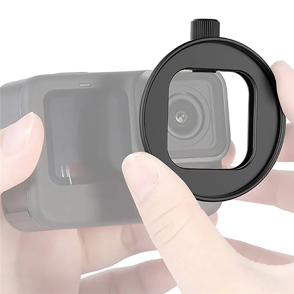 Kamera Filter Adapter Ring Monteringsbeslag filterholder for Gopro9 Sports Kamera Tilbehør