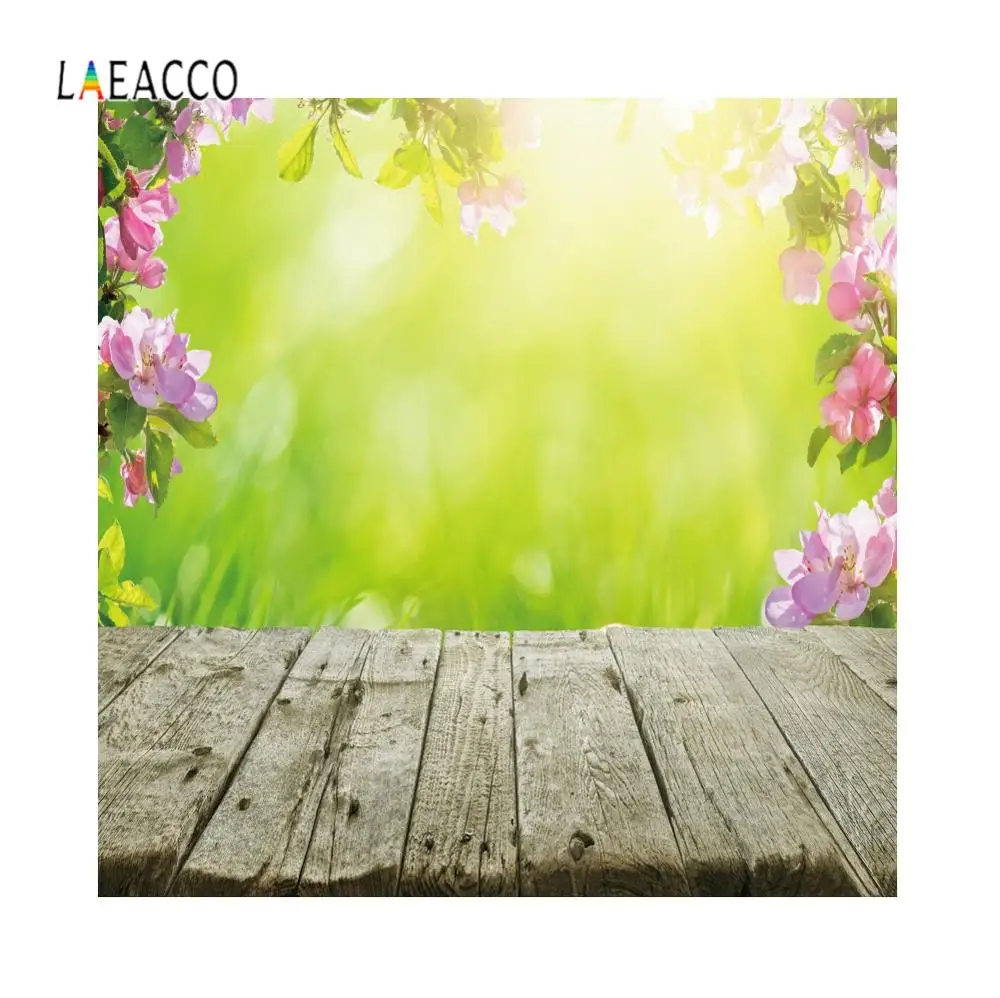 Laeacco Foråret Blomster, Natur, Græs, Jord, Foto, Træ-Baggrunde Vinyl Foto Baggrunde For Stående Baby Fødselsdag Foto Studio