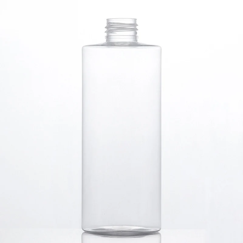 120 ML / 200ML Toner Æterisk Olie, Flydende PET Spray Tom Flaske Gennemsigtig Plast Fladskærms Refill Flaske Lotion Split Flaske