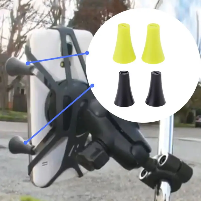 Cykel Telefon Holder Stand Moto Tilbehør Til X-Grip Mobil Mobiltelefon Cykel Motorcykel Greb Mount Holder Silikone Hætte