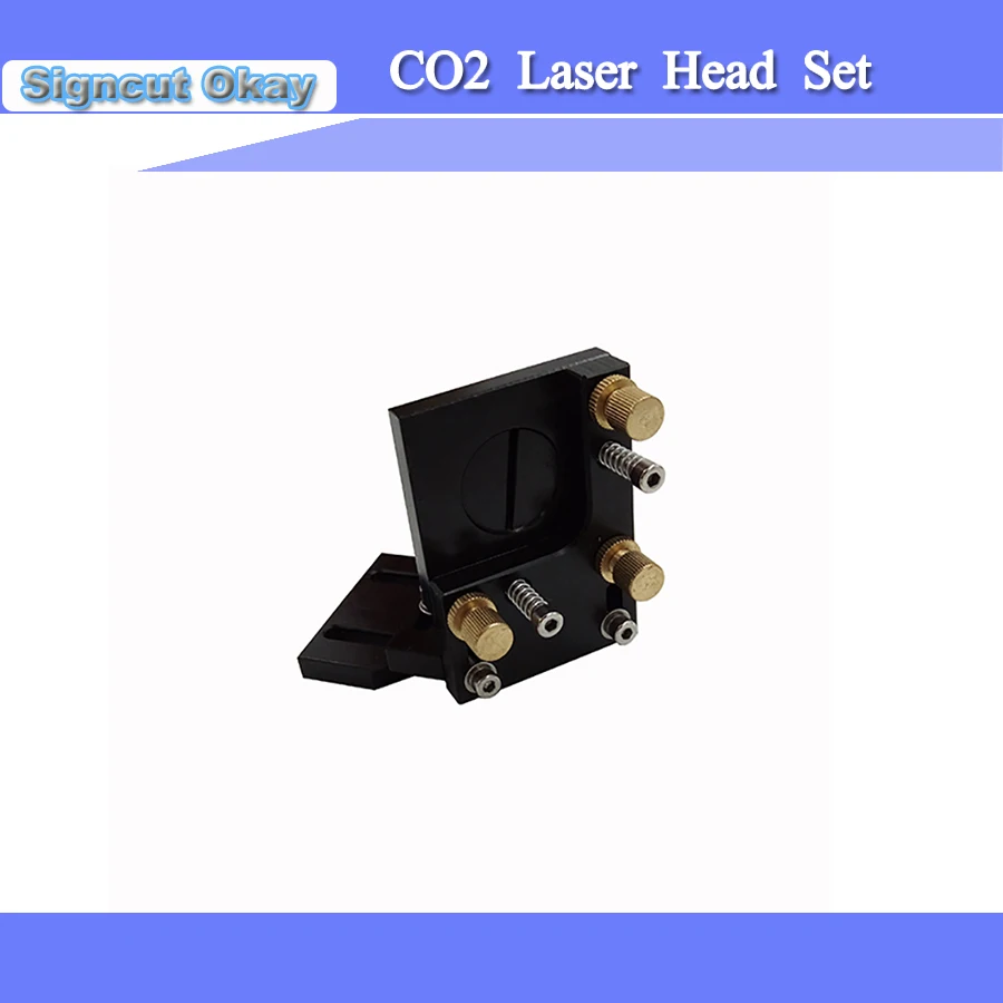 CO2 Laser Head Set CO2-lase skærehoved+reflekterende Mo spejl 25mm+fokus brændvidde 20mm for co2-laser cutting montere dele