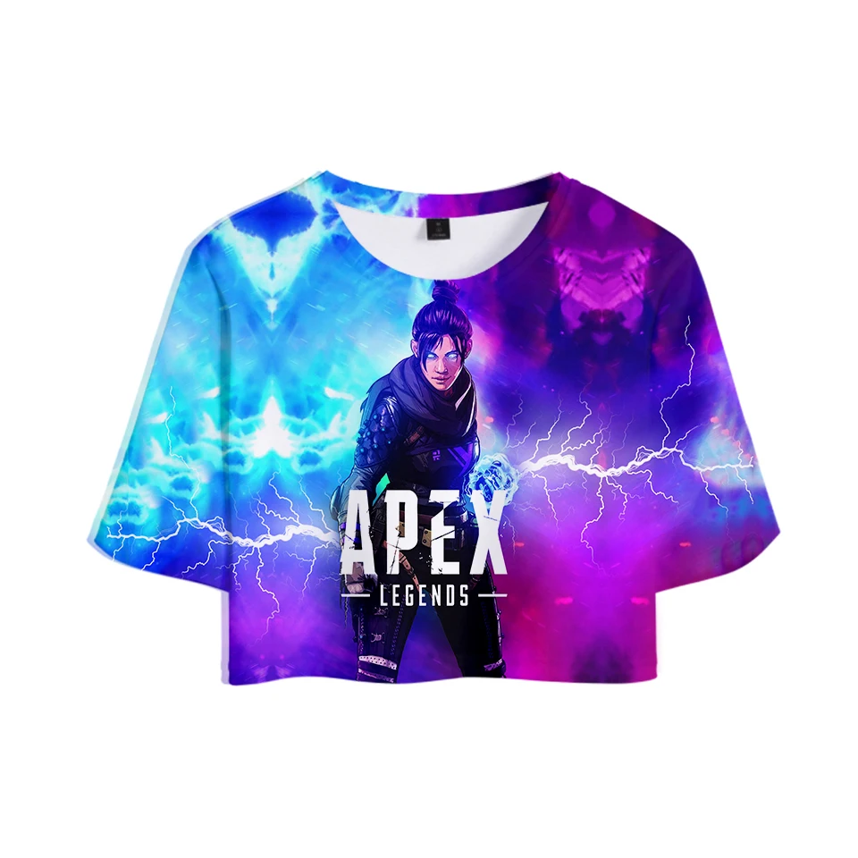 NYE fashion T-shirt 3D-Apex-Legender Sommer Mode Toppe Kvinder Casual Harajuku Tøj 2019 Hot Salg Cool Print Plus Størrelse XXL