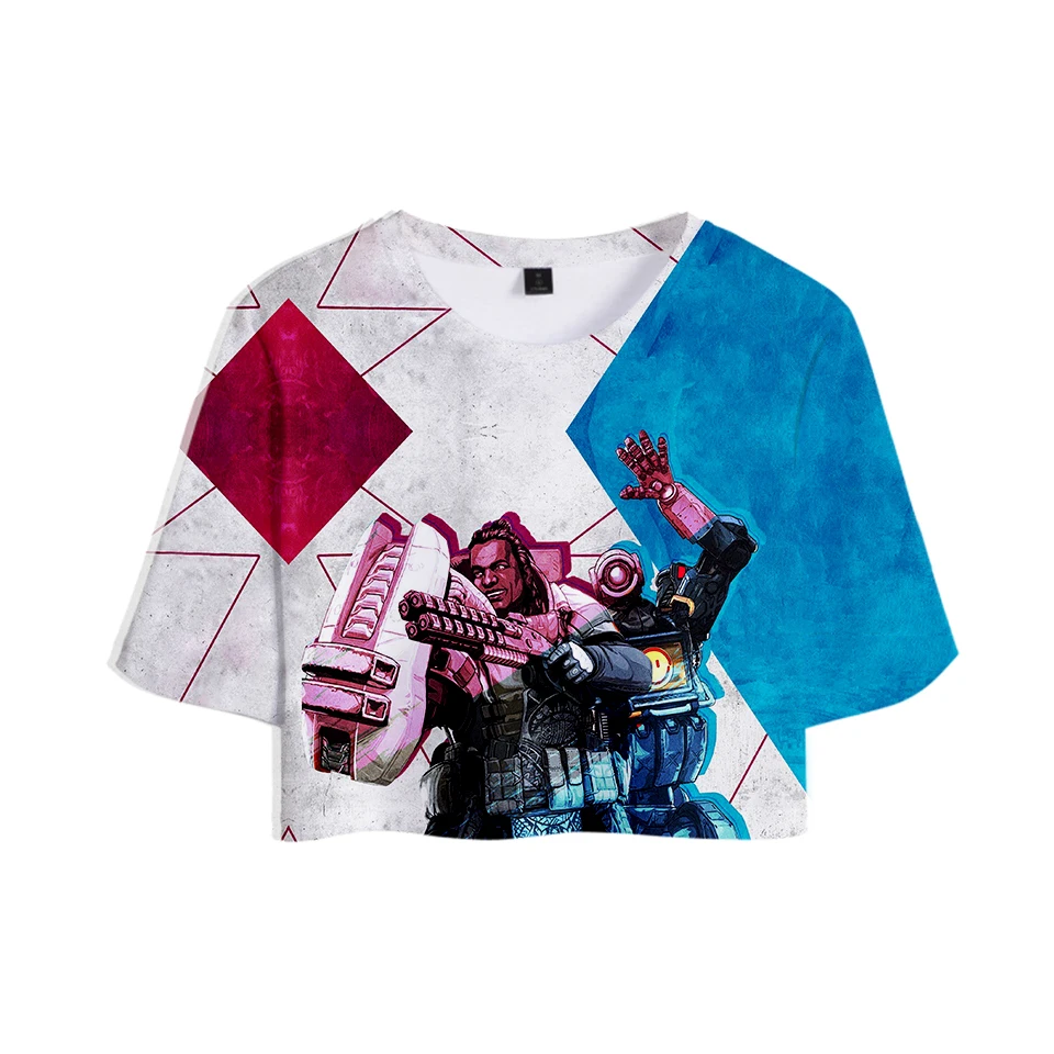 NYE fashion T-shirt 3D-Apex-Legender Sommer Mode Toppe Kvinder Casual Harajuku Tøj 2019 Hot Salg Cool Print Plus Størrelse XXL