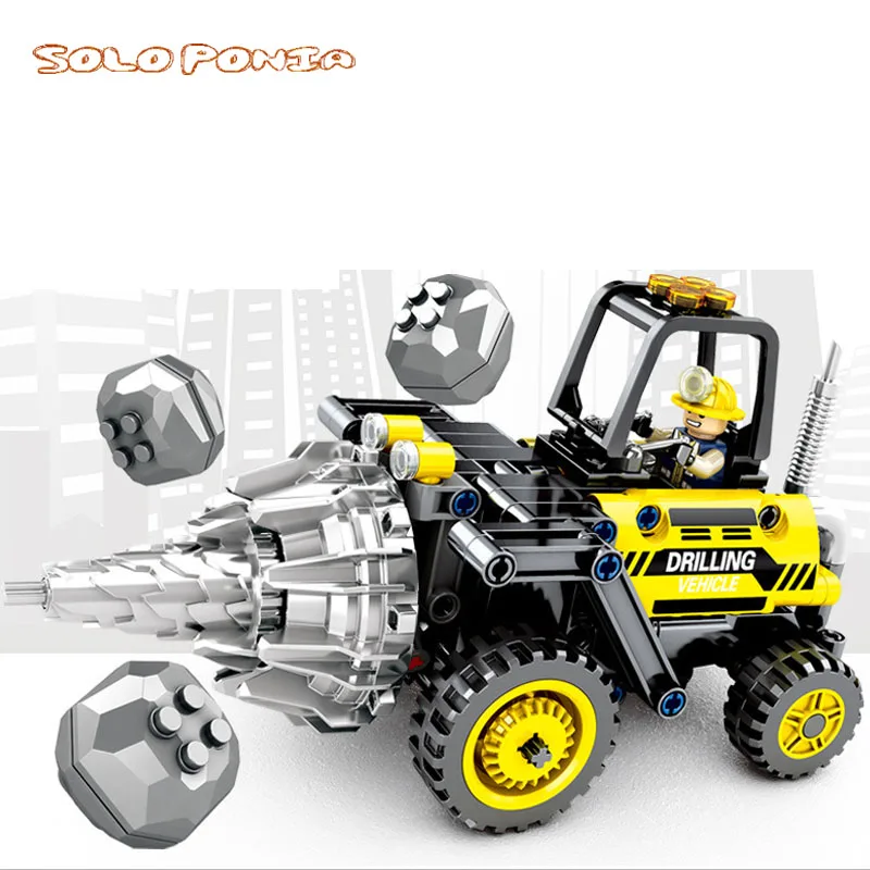 Engineering Bulldozer Kran Kompatibel Legoinglys Technic Lastbil byggesten Byen Konstruktion køretøj, bil-Legetøj For Børn
