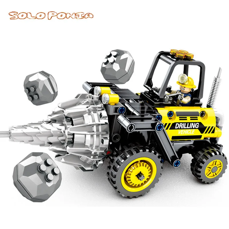 Engineering Bulldozer Kran Kompatibel Legoinglys Technic Lastbil byggesten Byen Konstruktion køretøj, bil-Legetøj For Børn