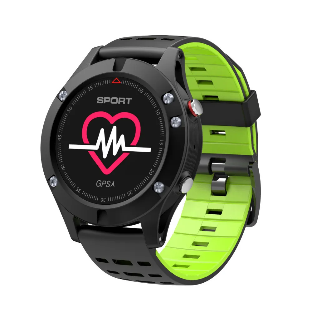 Smarte ure F5 Intelligens Armbånd GPS-position Tur I Held og lykke smartwatch Fonden Faktiske Måling af Temperatur Højde