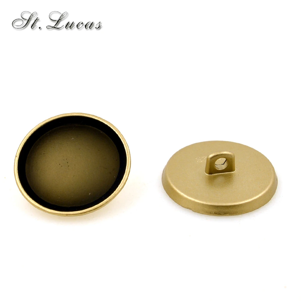 Høj kvalitet sy knappen for 10stk/masse maling og olie metal dekorative guld knapper til overfrakke shirt beklædningsgenstand tilbehør DIY