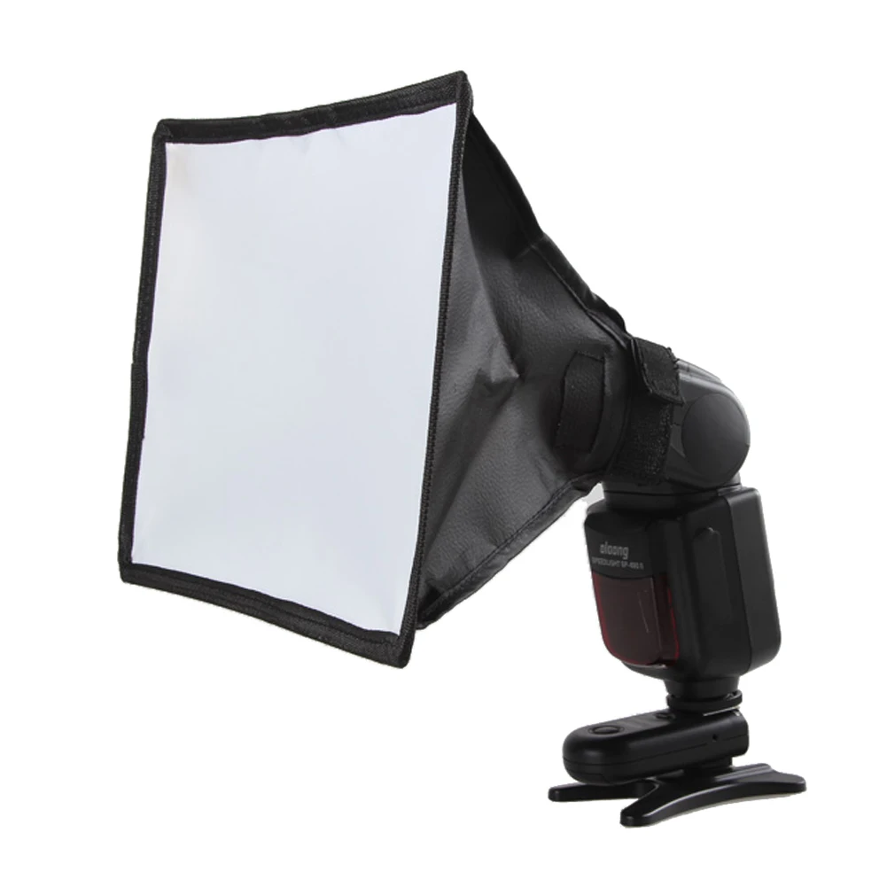 Universal Flash Lampe Soft Box Mini-Diffusoren Bærbare Kamera Flash Diffuser Foto Studio Tilbehør til Canon Nikon Sony 15*17cm
