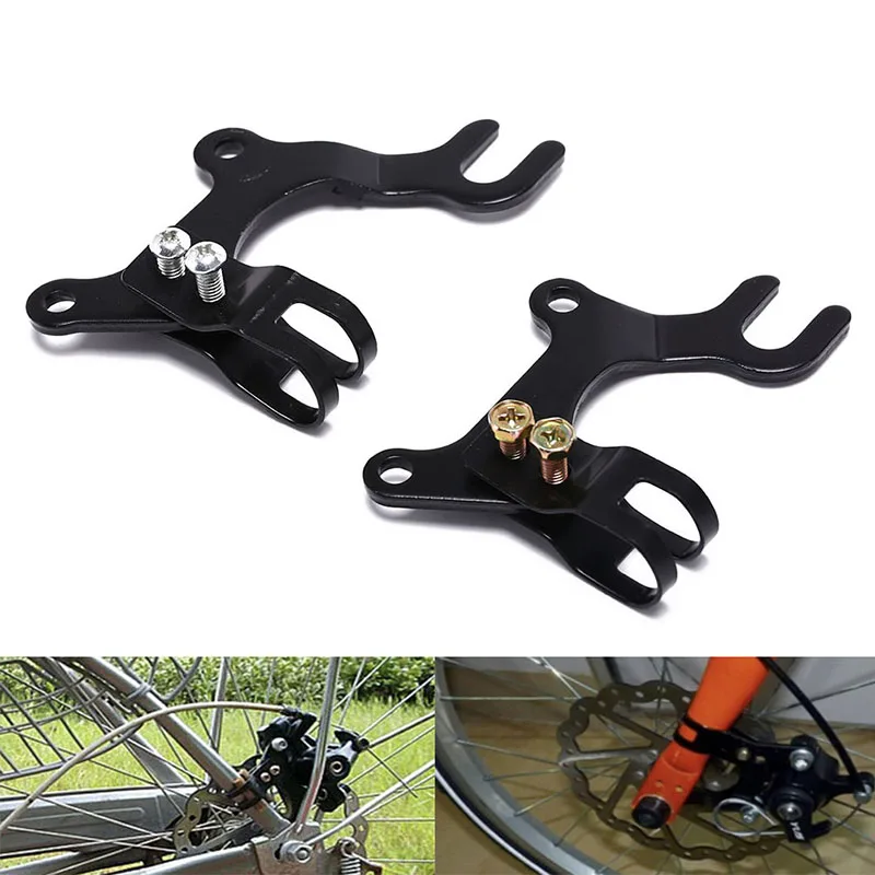 160/140MM Påmontering Justerbar Cykel skivebremse Ramme Mount Adapter Indehaveren Praktisk Holdbar Metal Cykel Tilbehør