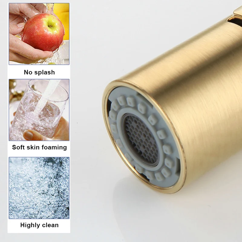 Sensor Køkken FaucetsSmart Touch Induktiv Følsomme Hane Blandingsbatteri Enkelt Håndtag Dual Stikkontakt Vand Tilstande J8