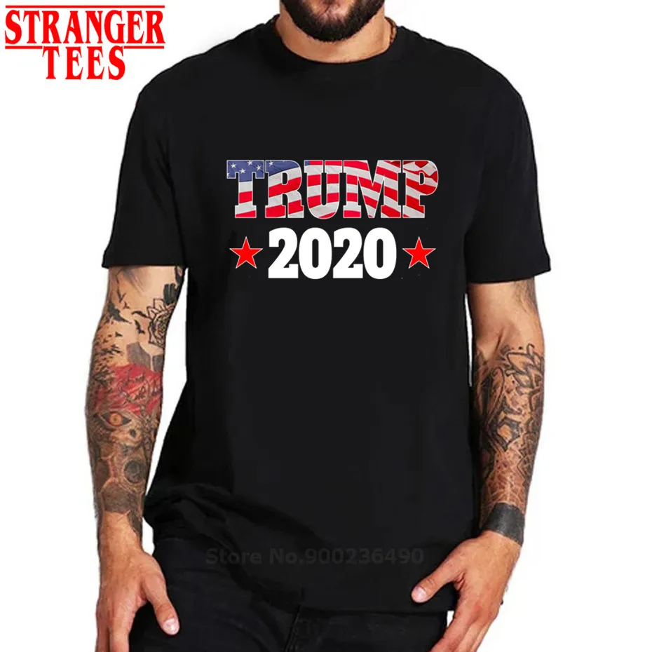 Bomuld t-shirt mænd sommer top-shirts Black Trump 2020 Usa Vintage T-Shirt til Mænd XS-5Xl Os Bomuld Varm Sommer Casual t-Shirt