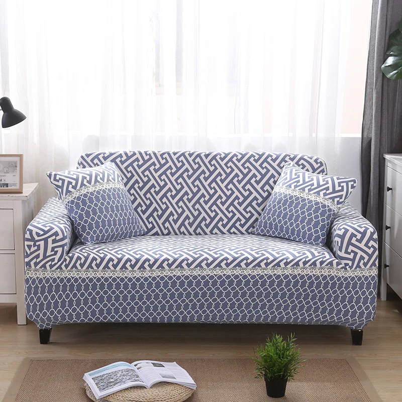 Hjem sofa dække elastisk aftagelig stue sofa dække fuldt pakket hjørne sofa dække 1/2/3/4 sæde
