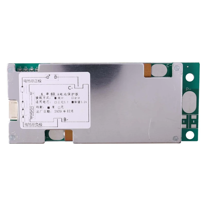 4S 14.6 V 60A LiFePo4 18650 Lipolymer Batteri Beskyttelse Bord med Balance UPS Energi Inverter BMS PCB Board
