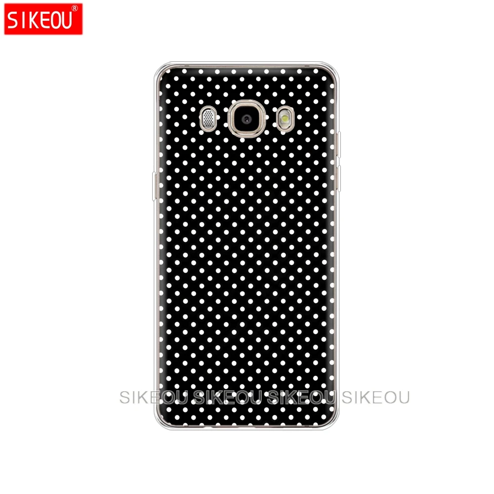 Silikone cover phone case for Samsung Galaxy J1 J2 J3 J5 J7 MINI 2016 prime Polka prikker