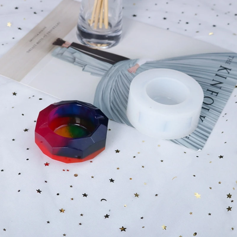 Harpiks Crystal Epoxy Skimmel Askebæger Støbning Silicone Mould DIY Kunsthåndværk, Smykker smykkefremstilling Værktøjer
