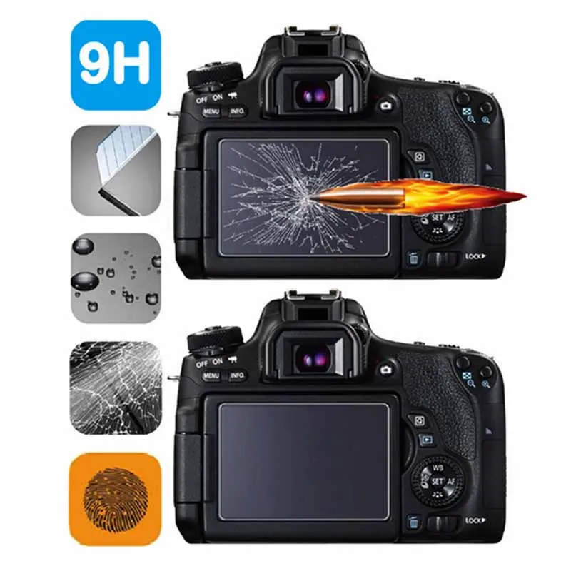 Deerekin 9H HD 2.5 D Overflade Hårdhed Hærdet Glas og LCD-Skærm Protektor Til Nikon P600/P600S/P610/B700/P900/P900S