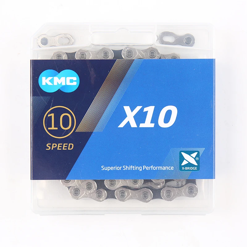 KMC KN-X10 EPT EL-10S 10 Speed Chian 116L Med Power Lock Quick Link MTB Mountainbike Cykler en Del For M6000 Original Æske