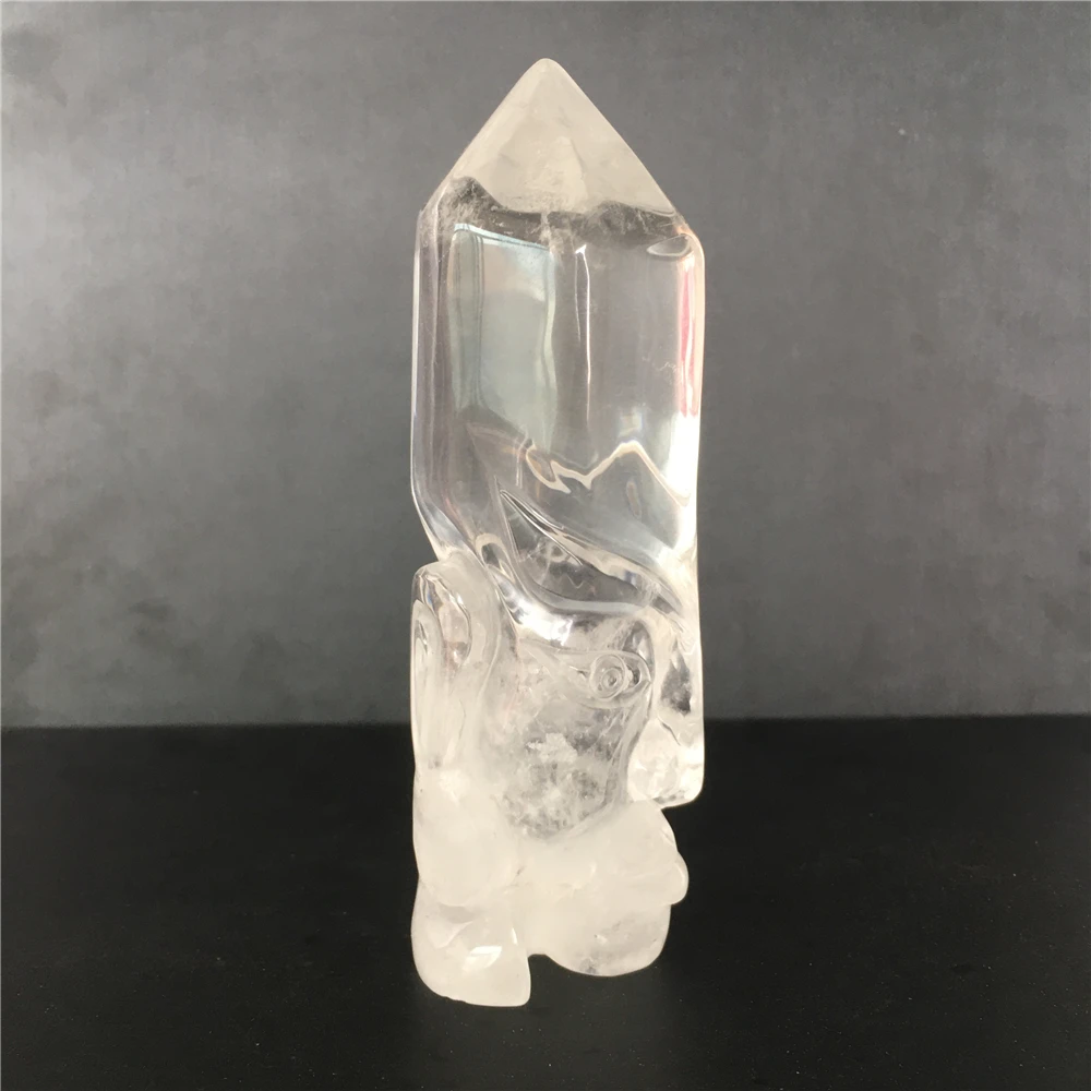 Naturlig kvarts krystal Vogter af rigdom til salg Sten hjem dekorative Halloween og gør det selv dekorationer gave Reiki