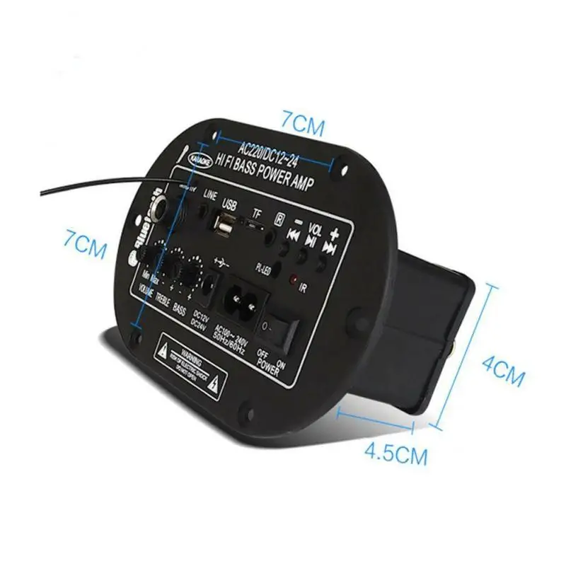 1 STK Høj Kvalitet 30W Power Bluetooth-Forstærker, USB-Dac FM-Radio TF-Afspiller-Subwoofer-Forstærker På Lager! Dropshipping