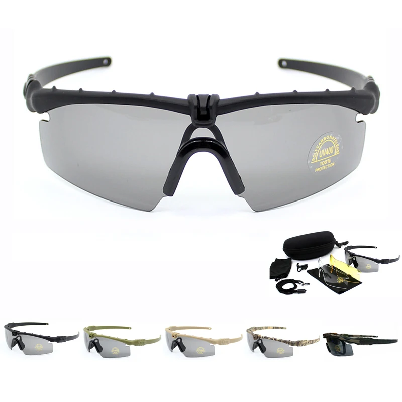 Taktisk Polariserede Briller Militære Skyde Beskyttelsesbriller Army Briller Udendørs Sport Wargame Jagt Beskyttelse Af Øjne Solbriller Mænd