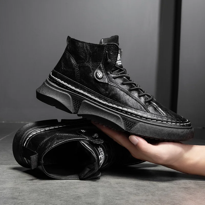 2020 Luksus Mærke Mænds Læder Sko Foråret Efteråret Rerby Sko Oxfords Mode Casual Kjole Sko Mand Business Sneakers