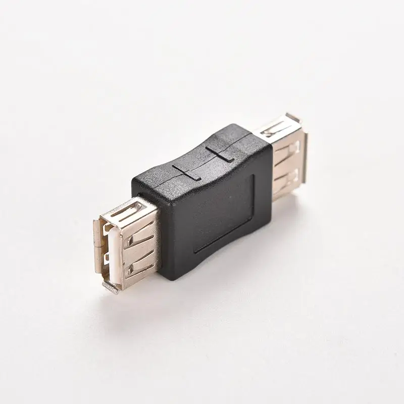 Mini-Konverter Sikkerhed USB2.0 Kvinde Til Kvinde-Stik Udvidelse Oplader Adapter Computer Kabler & Stik Tilbehør