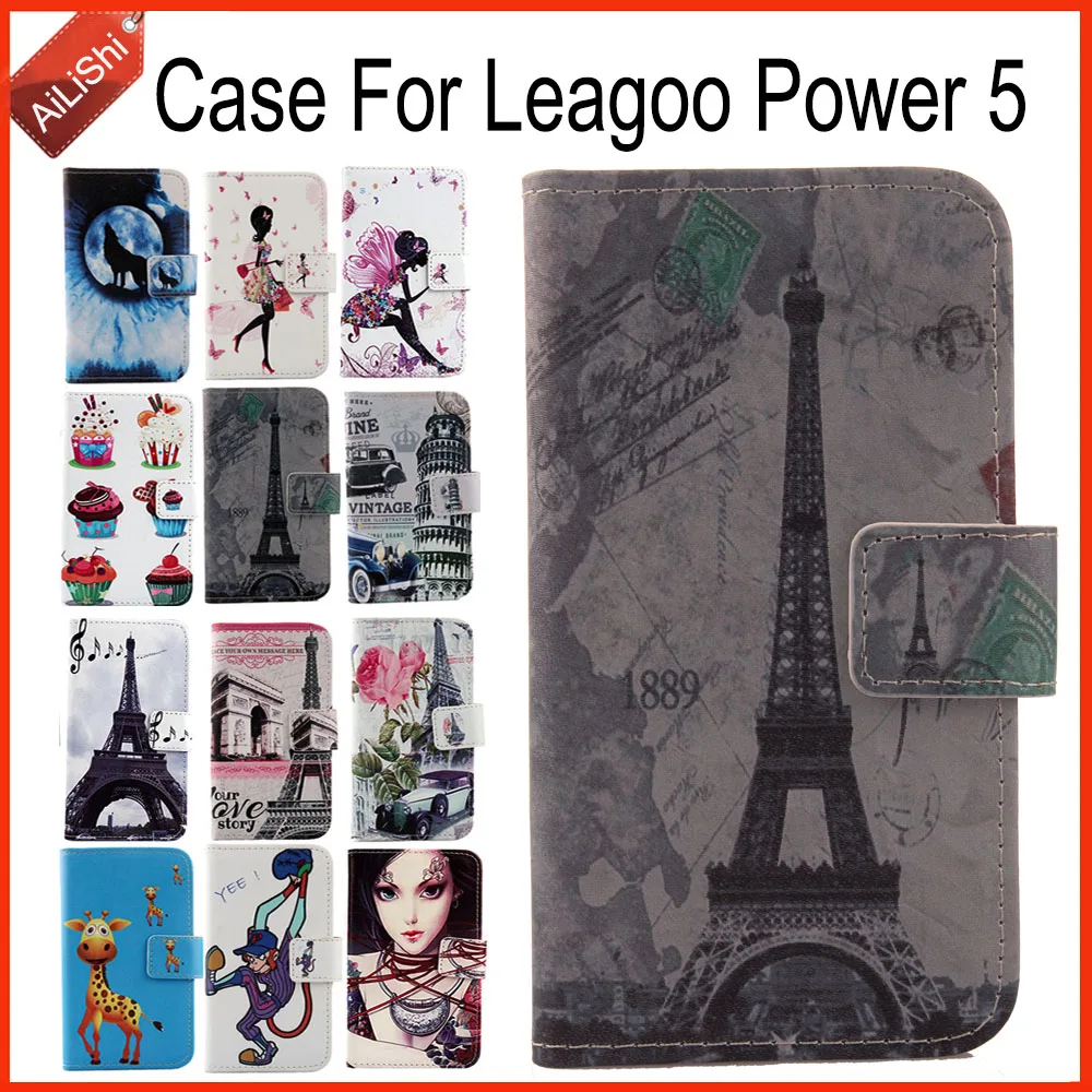 AiLiShi Tilfældet For Leagoo Power 5 Luksus Flip PU Læder taske Power 5 Leagoo Eksklusiv Særlige Telefonen Dække Huden+Tracking