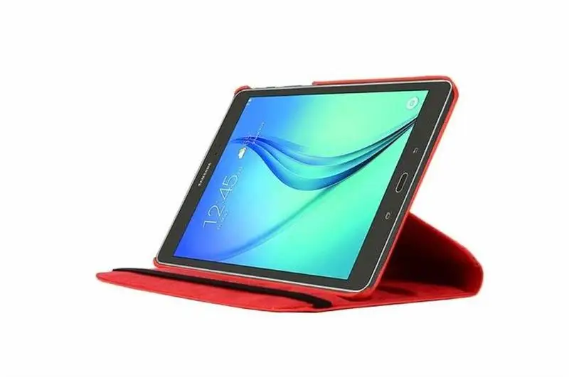 360 Graders Roterende Flip Stå Cover taske Til Samsung Galaxy Tab Et 8.0 tommer T350 T355 P350 SM-T350 SM-T355 Tablet PU Læder taske