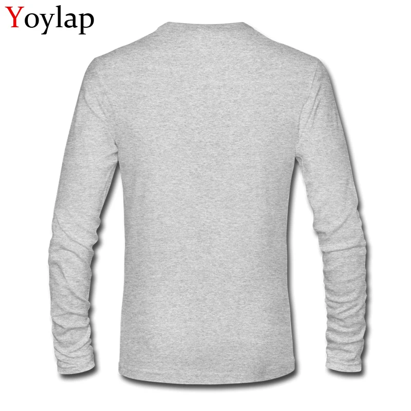 Hip-hop t-Shirt Blæksprutte Psykedelisk Dyre Design-Mænd T-shirt Cool Toppe bomuldstøj med Lange Ærmer O Hals