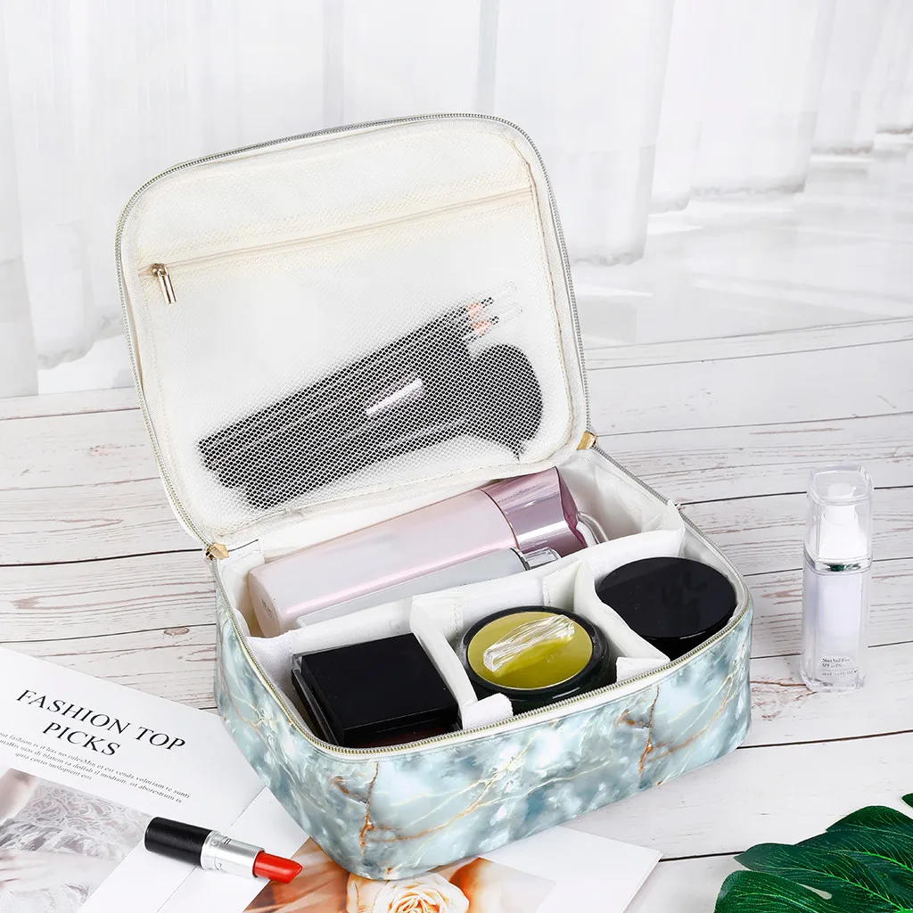 Multifunktions-Mand Kvinder Makeup taske nylon Cosmetic bag skønhed Tilfælde Gøre Op Arrangør toilettaske kits Opbevaring Rejse Vaske posen