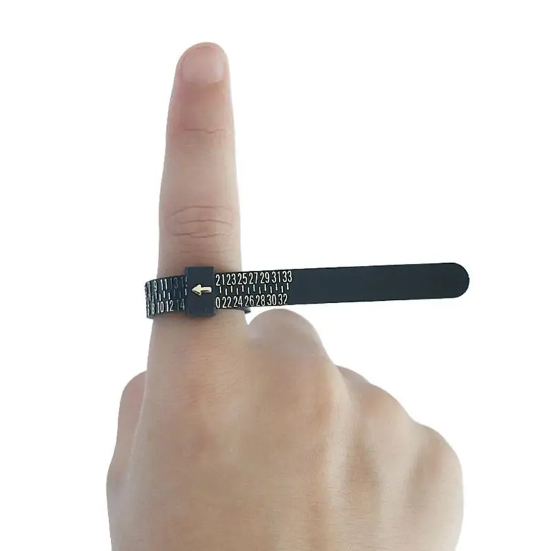 Måling Finger Standard Ring Cirkel OS/Hong Kong/Japan/Europa/UK Bånd Lineal Smykker Tilbehør Måle Måle Værktøj