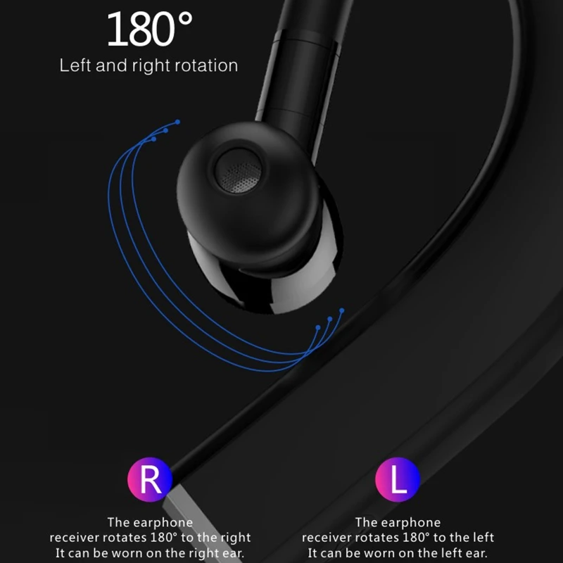 F680 Trådløse Bluetooth-Headset, Hængende Øre Sport Stereo Business-Bluetooth Headset