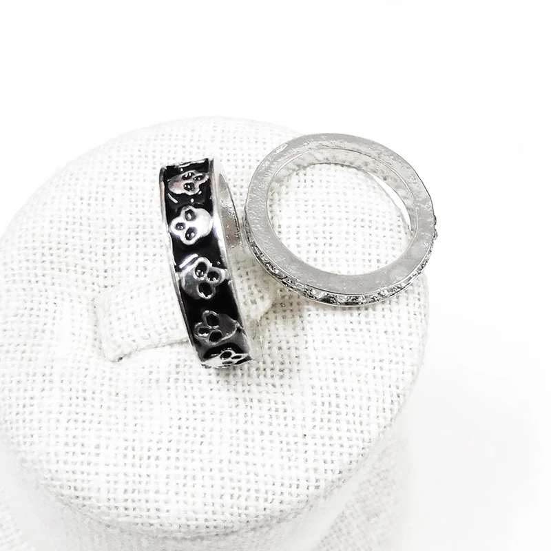 JZTOP Retro Punk Skeleton Ring Sæt Til Kvinde Vintage Guld Sølvfarvet Metal Knuckle Finger Ring Kvindelige Statement Smykker
