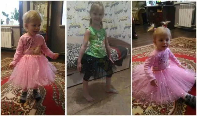 Baby piger, børn, ballet dans nederdel-mesh-pink tutu skørter shiny star-pettiskirts sparkle pige underkjoler / petticoats ydeevne Kostumer