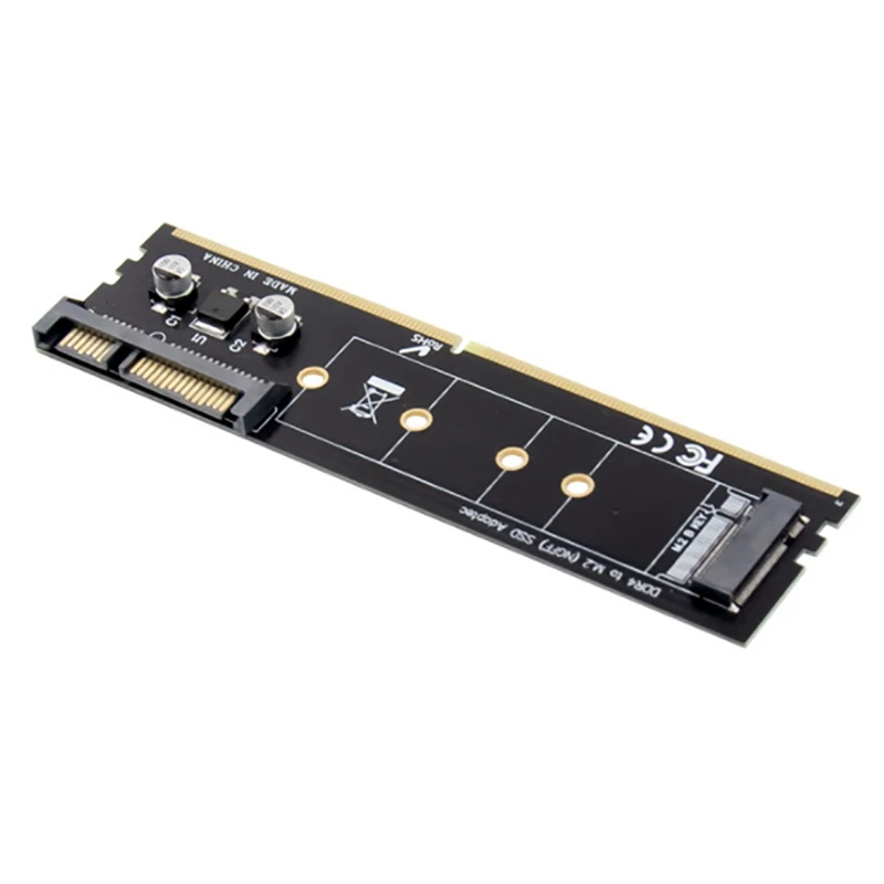 DDR4 Hukommelse Slot M. 2 SSD med SATA udvidelseskort DDR4 til M. 2 NGFF SSD-Adapter til Bærbare PC