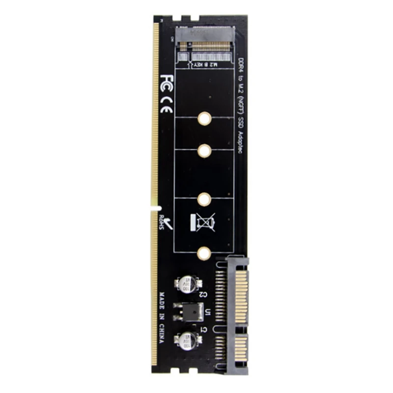 DDR4 Hukommelse Slot M. 2 SSD med SATA udvidelseskort DDR4 til M. 2 NGFF SSD-Adapter til Bærbare PC