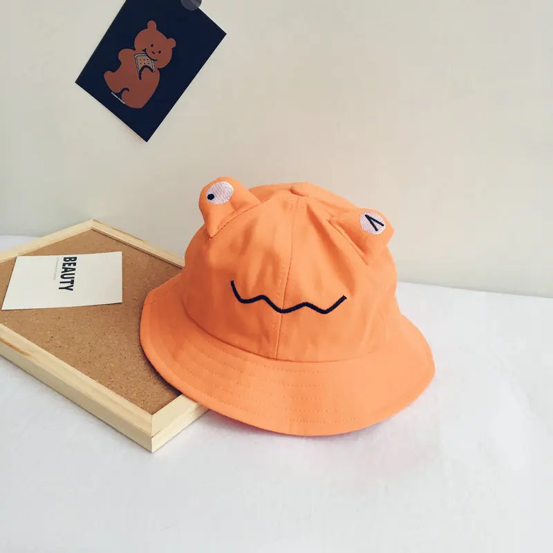 Frøen Form Bucket Hat Fiskeren Hat til Udendørs Rejse Hat Solen Cap Hatte til Børn Drenge og Piger, 39