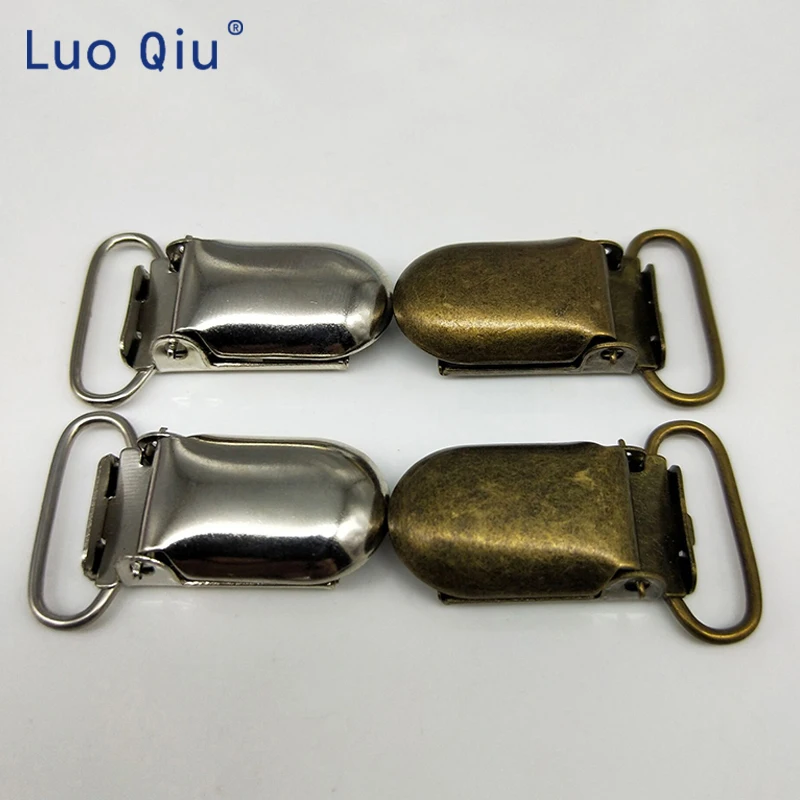 Praktiske Stropper klip attache sucette metal clip U-form 35*20mm Sølv Hofteholder Klip til Bukser 30 stk/masse
