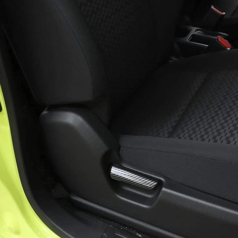 For Suzuki Jimny 2019 2020 Bil Carbon Fiber Sædet Tilbage justeringshåndtag Skifte Dekoration Dække Trim Mærkat Tilbehør