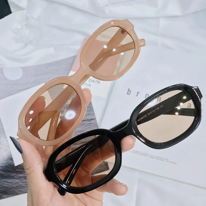 DYTYMJ Vintage Ovale Solbriller til Kvinder af Høj Kvalitet solbriller til Kvinder Farverige Jelly Nuancer til Kvinder Lentes De Sol Mujer