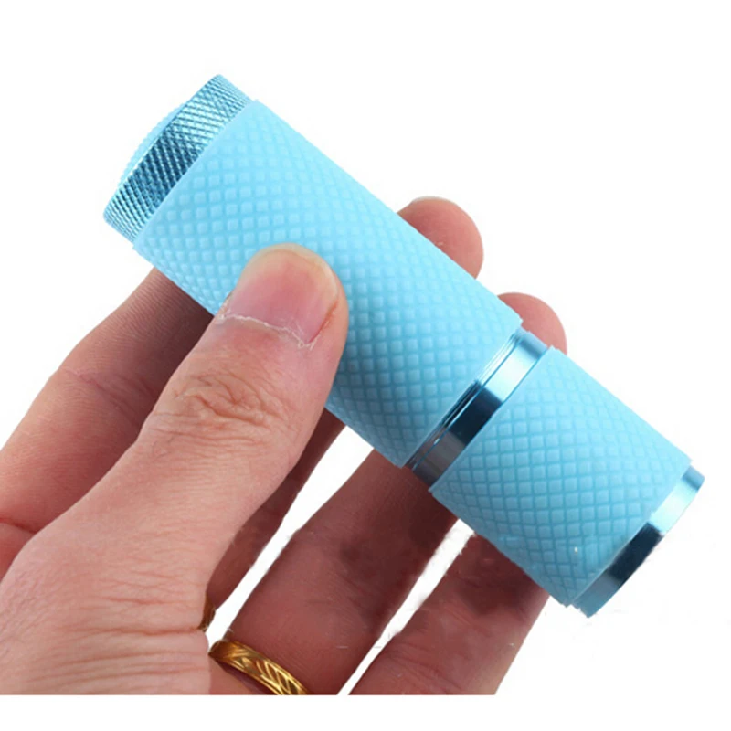 1 stk Nail Dryer Mini LED Lommelygte UV-Lampe Bærbare Til Nail Gel Hurtig Tørretumbler Kur Nail Gel Kur Manicure Værktøj