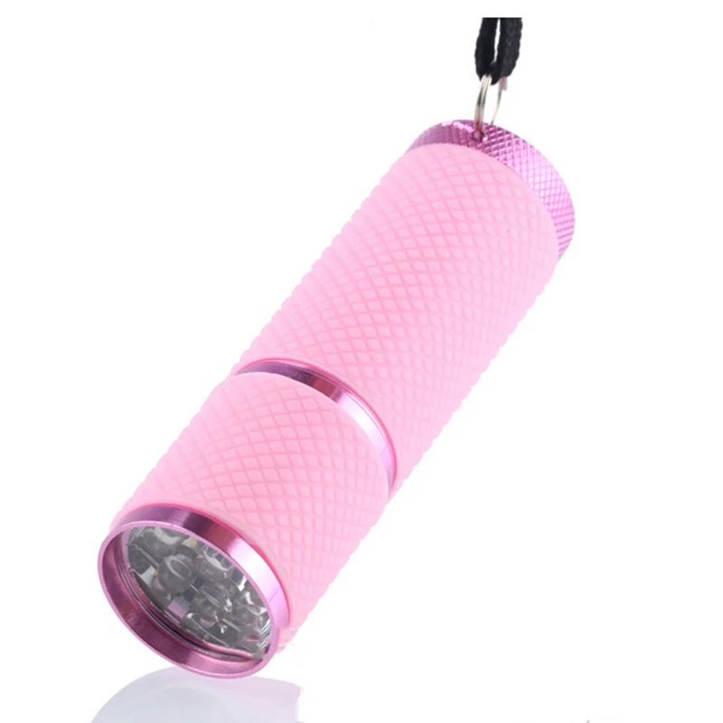 1 stk Nail Dryer Mini LED Lommelygte UV-Lampe Bærbare Til Nail Gel Hurtig Tørretumbler Kur Nail Gel Kur Manicure Værktøj
