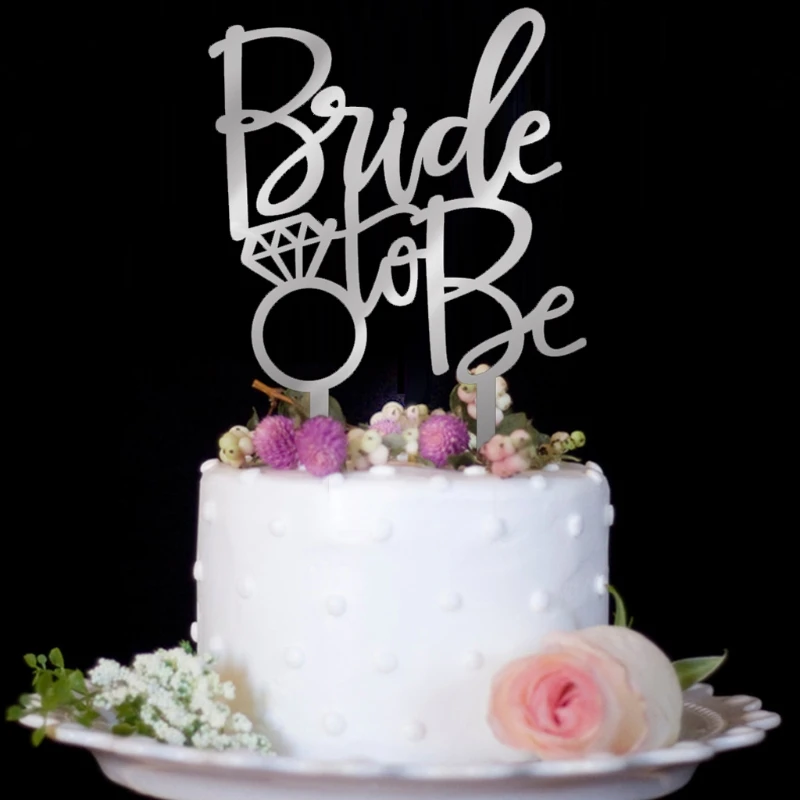 Bride At Være Kage Topper Cupcakes Bryllup Engagement Part, Brudesuite Bruser Indretning 2018
