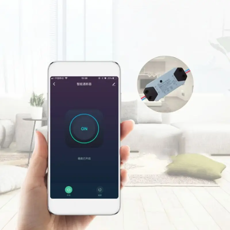 WiFi Smart Light-Kontakten Afbryder APP Fjernbetjening Familie Deling af Timer Indstilling Intelligent Speaker Voice Control